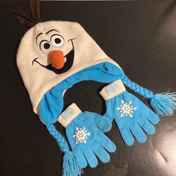 DISNEY Frozen Olaf Hat & Gloves Set